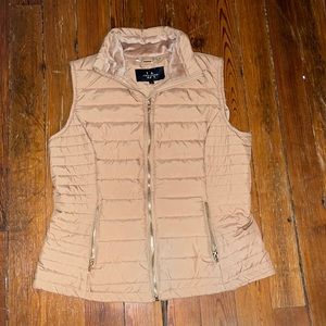 LA Coalition Tan puffer vest